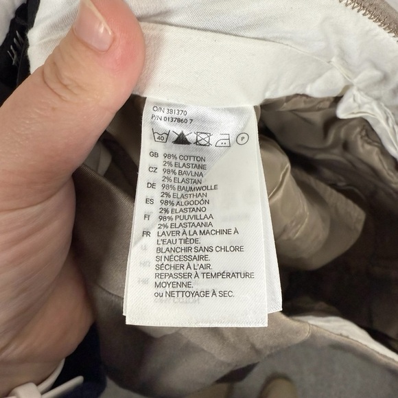 H&M Women’s Classic Tapered Trousers in Beige Size 4 - Picture 6 of 7